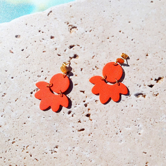 Boucles d'oreilles Solandra Orouge