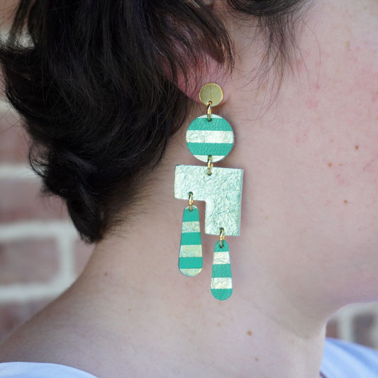 Boucles d'oreilles cuir Ziggy