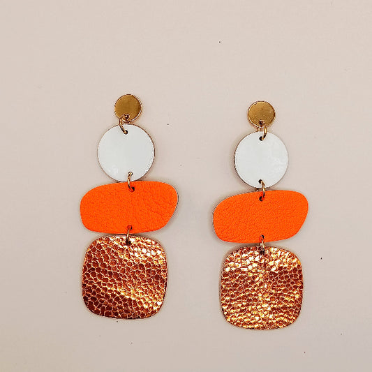 Boucles d'oreilles Oshara Blanc
