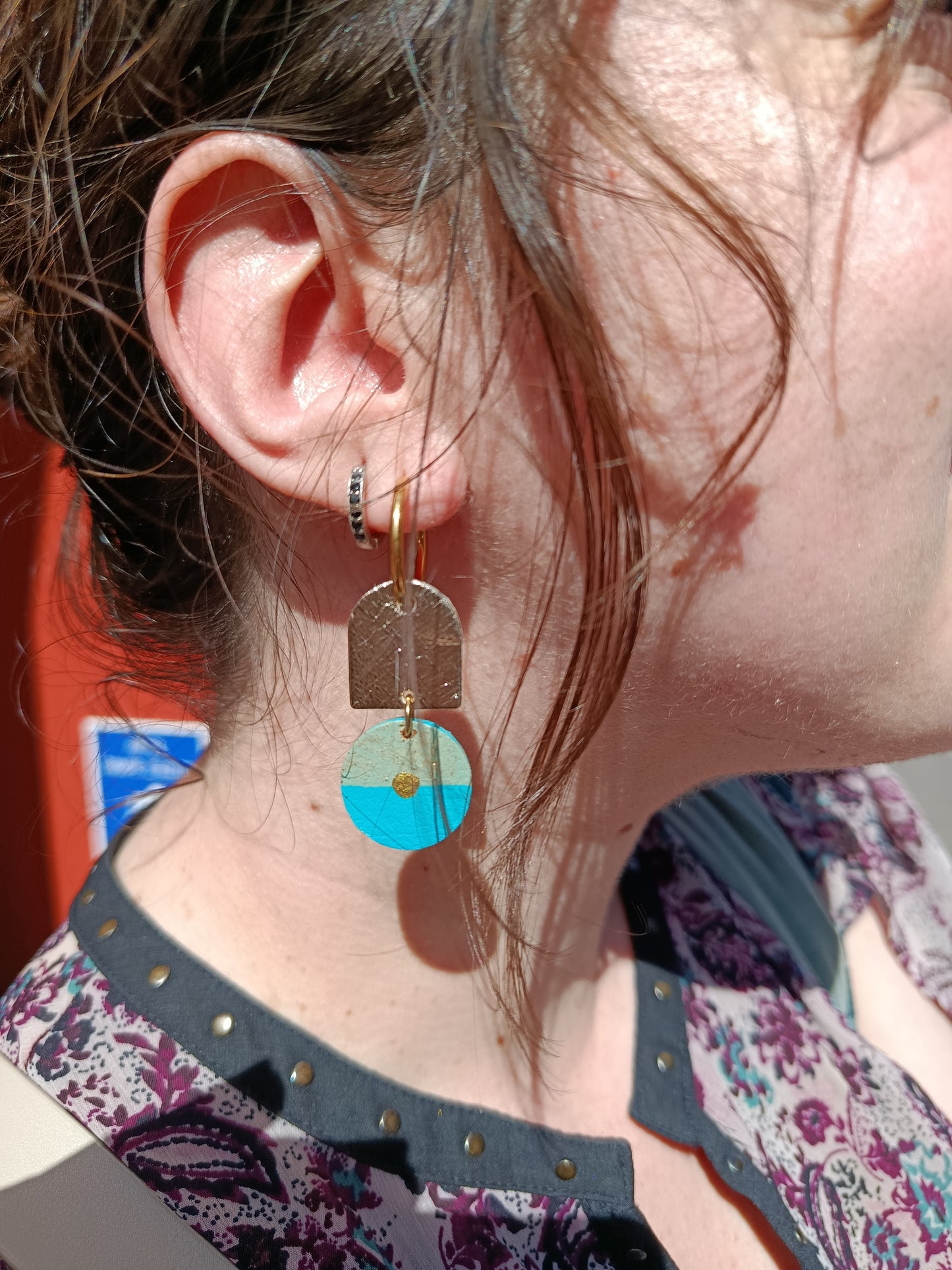 Atelier – Crée ta Paire de Boucles en cuir Peinte à la main