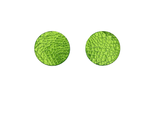 Boucles d'oreilles POP vert lumine
