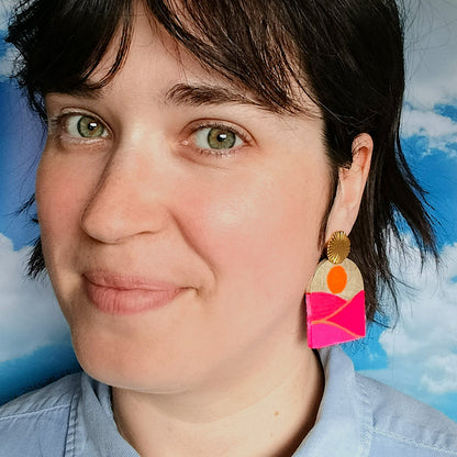 Atelier – Crée ta Paire de Boucles en cuir Peinte à la main
