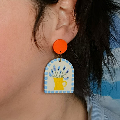 Atelier – Crée ta Paire de Boucles en cuir Peinte à la main