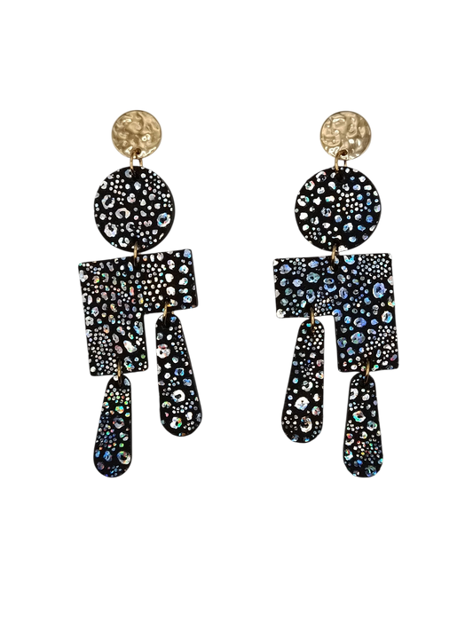 Boucles d'oreilles cuir Ziggy léopard